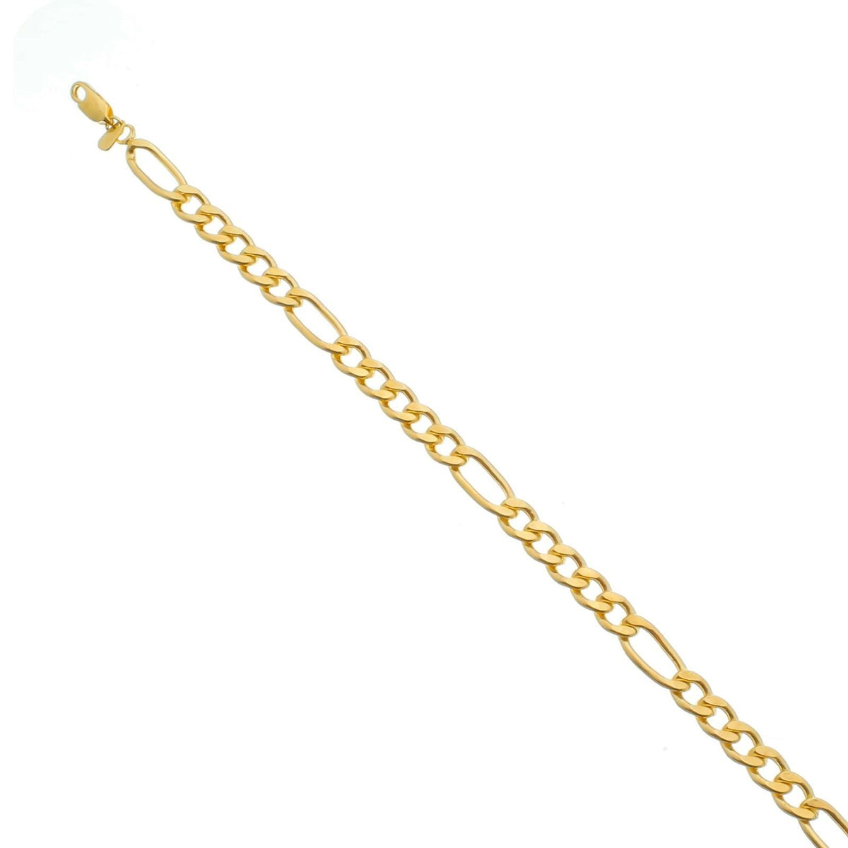 Pulseira Dourada Masculina Elo 5 por 1 Banhado a Ouro 24K