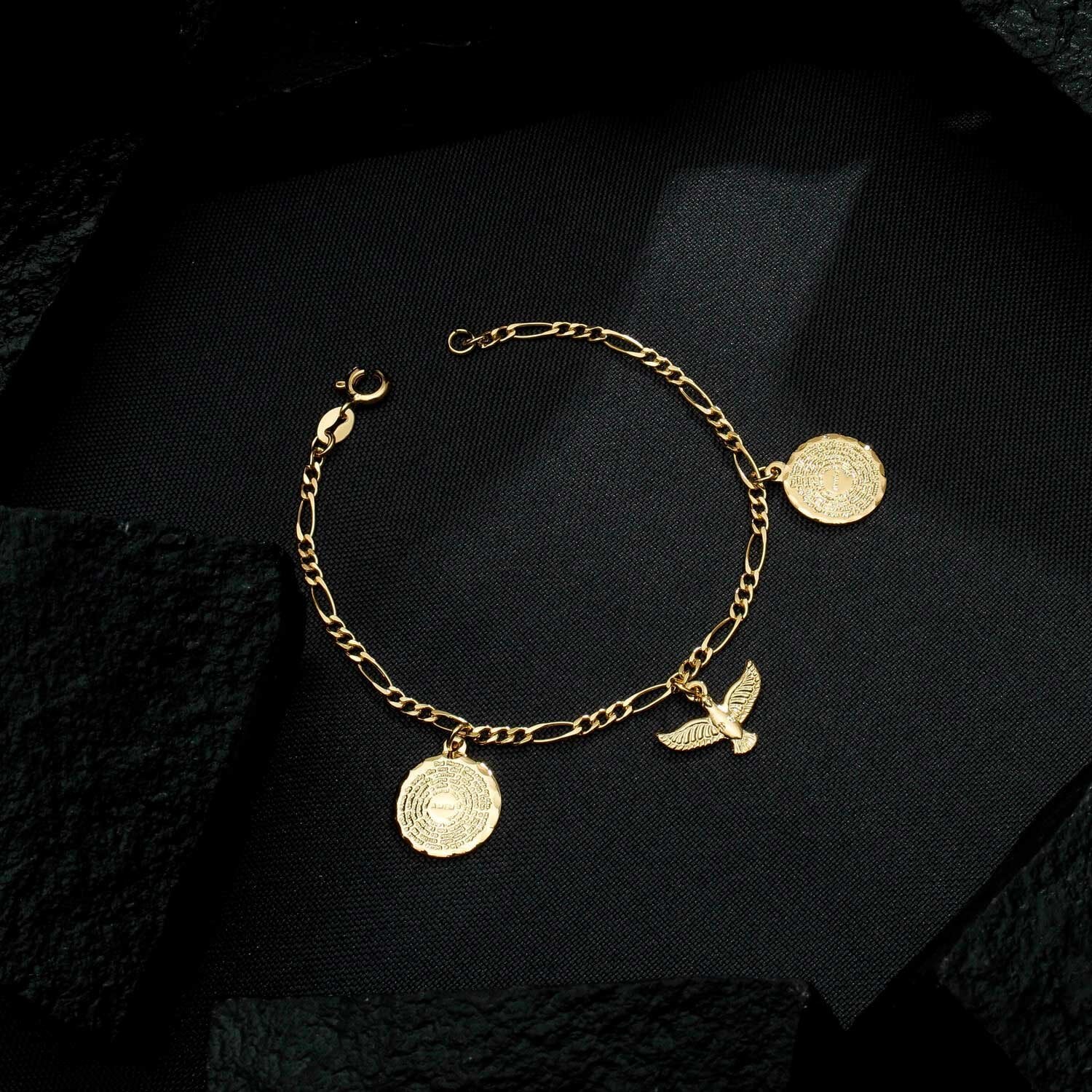 Pulseira Dourada Banhado a Ouro 24K