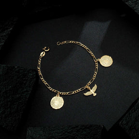 Pulseira Dourada Banhado a Ouro 24K